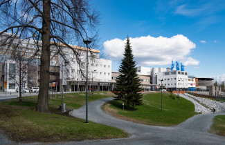 Kuopio University Hospital buildings.