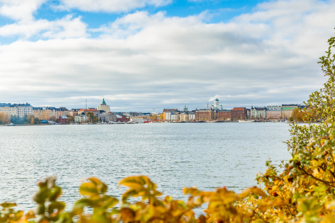 Näkymä Helsingistä.